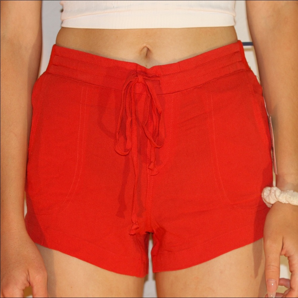 Rue21 Red High Waisted shorts